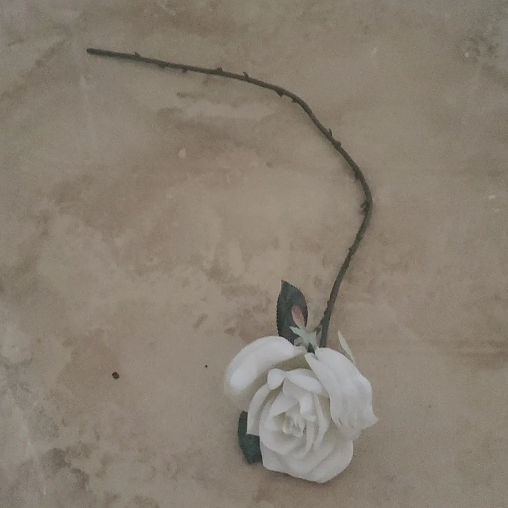 **SALE**Faux White Rose